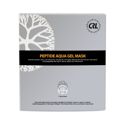 Peptide aqua gel mask